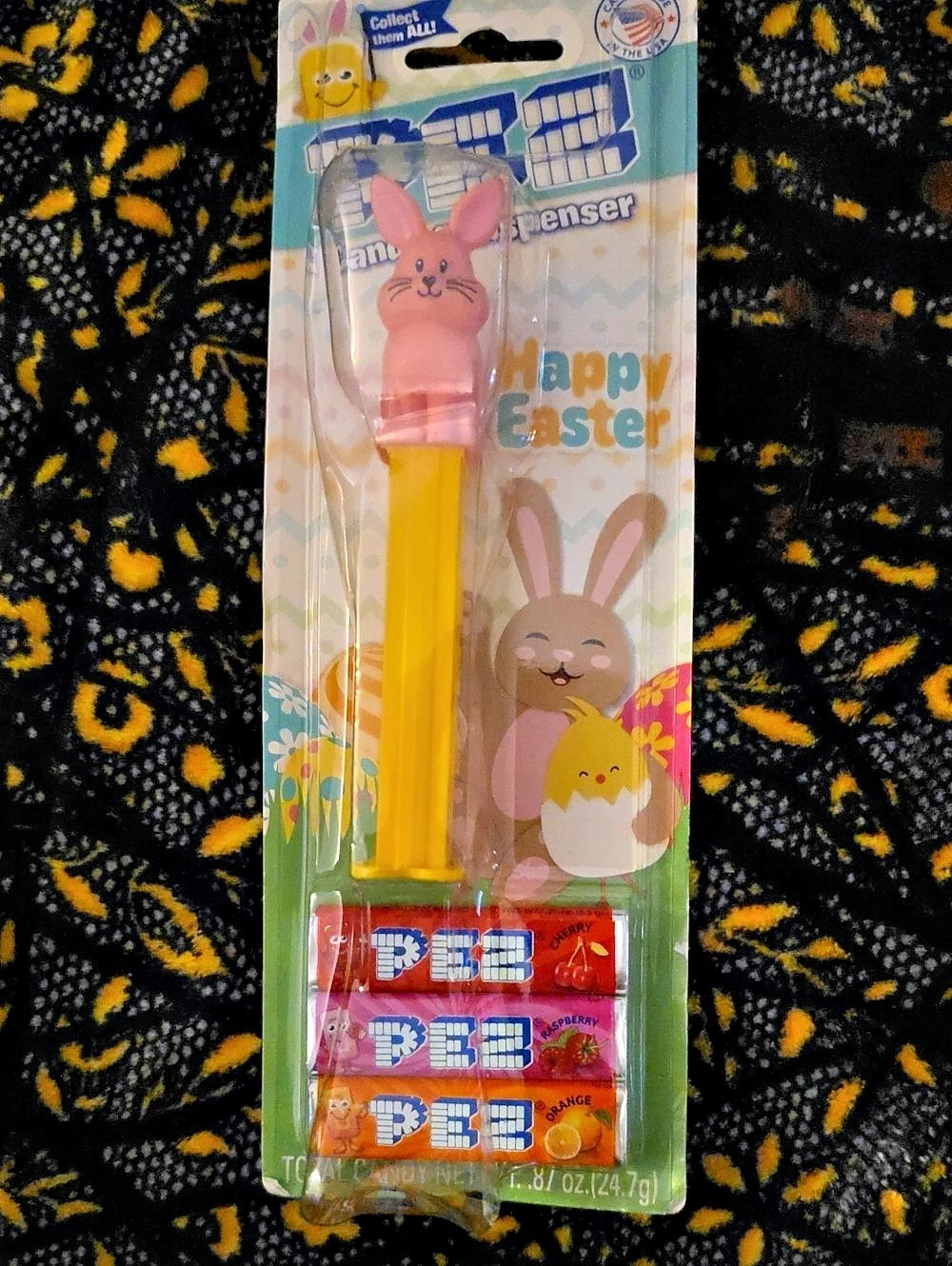 PEZ Easter Bunny Candy Dispenser Blister Pack